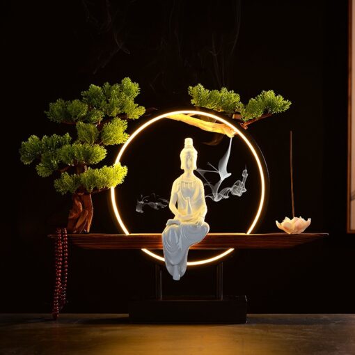 tuong-phat-quan-am-tho-tai-gia 2 Thác khói trầm hương Phật Quan Âm Bồ Tát CD2012