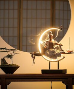 Thác khói xông trầm hương Phật Quan Âm Bồ Tát