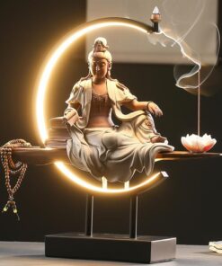 Thác khói xông trầm hương Phật Quan Âm Bồ Tát