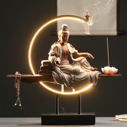 Thác khói xông trầm hương Phật Quan Âm Bồ Tát Thác khói xông trầm hương Phật Quan Âm Bồ Tát