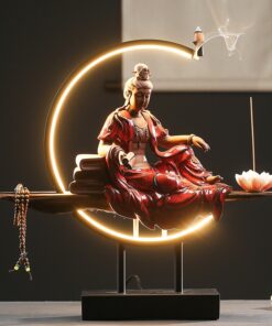 Thác khói xông trầm hương Phật Quan Âm Bồ Tát