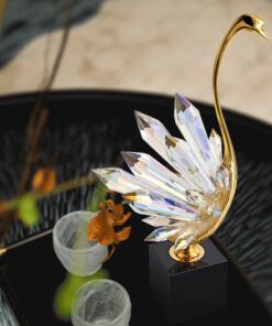 Tượng thiên nga gắn pha lê