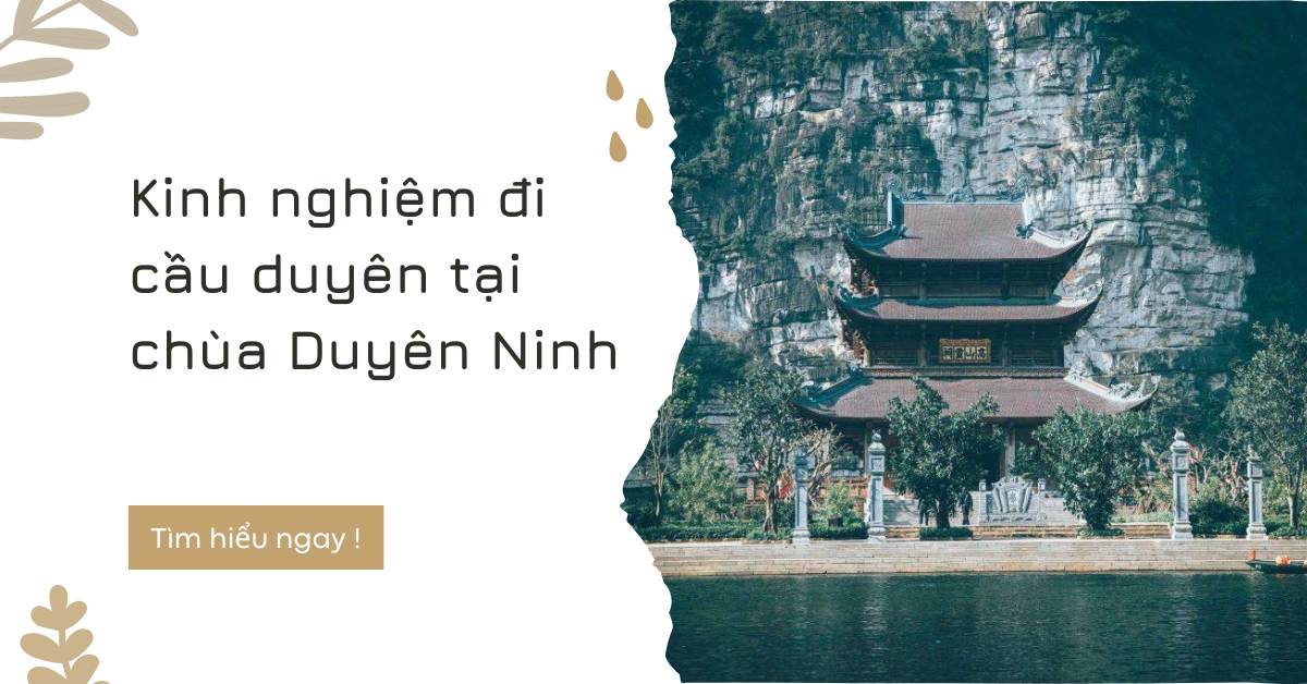 Cách sắm lễ đi cầu duyên tại chùa Duyên Ninh Ninh Bình