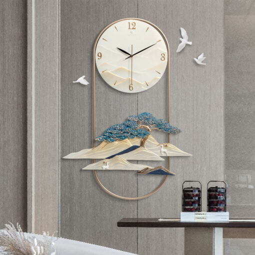 dong-ho-treo-tuong-dang-doc-dep 3 Đồng hồ treo tường dáng dọc đẹp