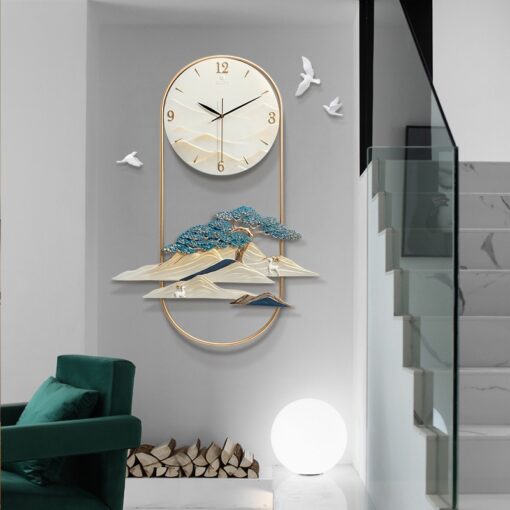 dong-ho-treo-tuong-dang-doc-dep 4 Đồng hồ treo tường dáng dọc đẹp