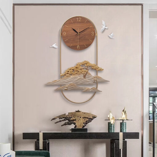 dong-ho-treo-tuong-dang-doc-dep 5 Đồng hồ treo tường dáng dọc đẹp