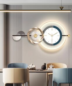 Đồng hồ treo tường decor phòng khách