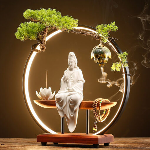 thac khoi quan am dep (3) Thác khói xông trầm hương Quan Âm Bồ Tát