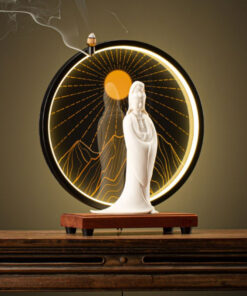 Thác khói trầm hương phong thủy mẫu mới 2023