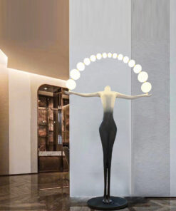 Tượng nghệ thuật giữ đèn