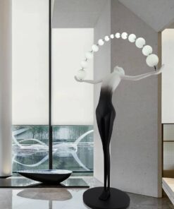 Tượng nghệ thuật giữ đèn