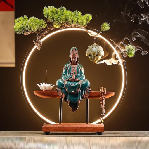 tuong-quan-am-thien 3 Thác khói xông trầm hương Quan Âm Bồ Tát