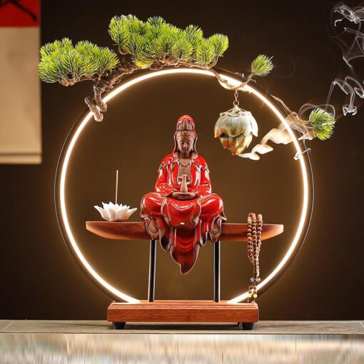 tuong-quan-am-thien 4 Thác khói xông trầm hương Quan Âm Bồ Tát