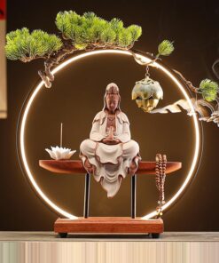 Thác khói xông trầm hương Quan Âm Bồ Tát