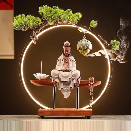 tuong-quan-am-thien 5 Thác khói xông trầm hương Quan Âm Bồ Tát