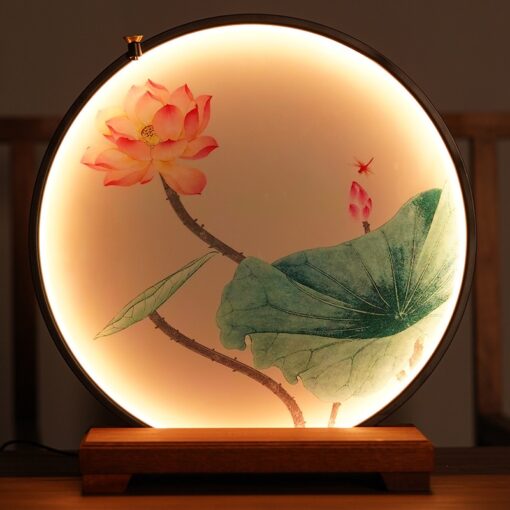 thac-khoi-tram-huong-den-led-ket-hop-tuong-quan-am 6 Thác khói trầm hương đèn Led kết hợp tượng Quan Âm