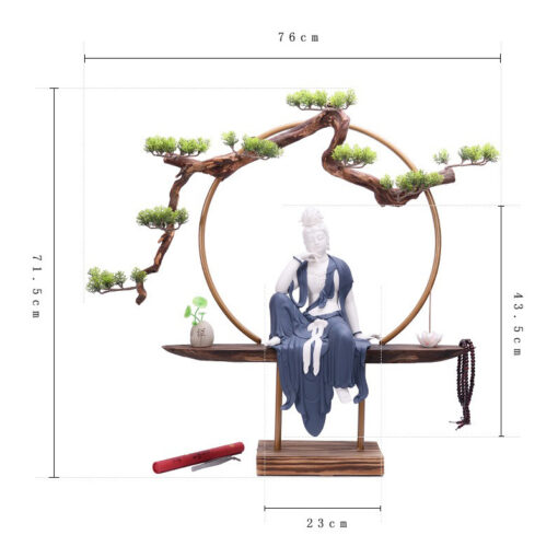 thac-khoi-tram-huong-phat-quan-am-lon-tho-tai-gia 5 Thác khói trầm hương Phật Quan Âm lớn thờ tại gia