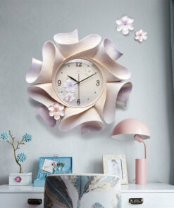 Đồng hồ treo tường bông hoa