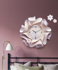 Đồng hồ treo tường bông hoa