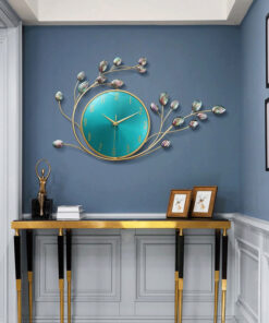 Đồng hồ treo tường cây hoa khảm trai