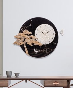 Đồng hồ treo tường tùng và hạc