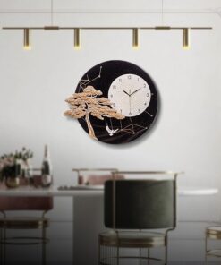 Đồng hồ treo tường tùng và hạc