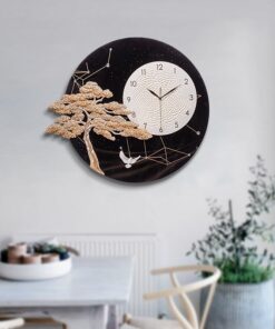 Đồng hồ treo tường tùng và hạc