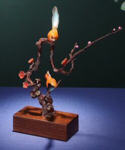 Mẫu decor chim uyên ương để bàn