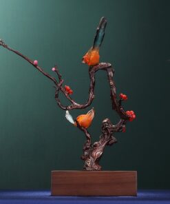 Mẫu decor chim uyên ương để bàn