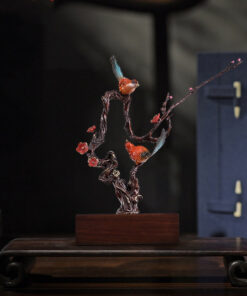 Mẫu decor chim uyên ương để bàn