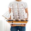 Mô hình thuyền buồm bằng gỗ làm quà tặng