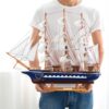 Mô hình thuyền buồm bằng gỗ làm quà tặng