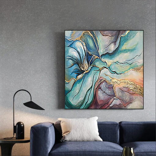 tranh-son-dau-ve-tay-truu-tuong 5 Tranh sơn dầu vẽ tay trừu tượng