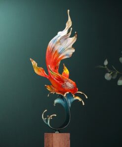 Tượng cá Koi trang trí