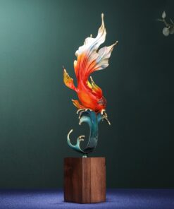 Tượng cá Koi trang trí