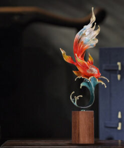 Tượng cá Koi trang trí