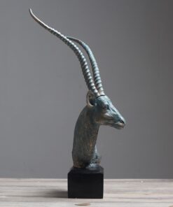 Tượng đầu linh dương để bàn