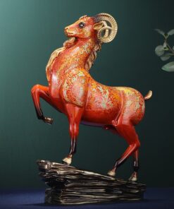 Tượng dê bằng đồng nguyên chất