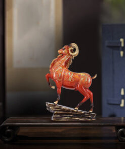 Tượng dê bằng đồng nguyên chất