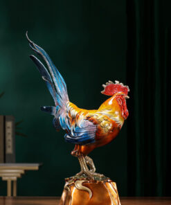 Tượng gà trống may mắn