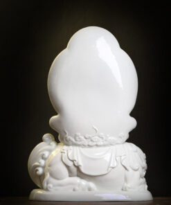 Tượng Phật Văn Thù - Phổ Hiền bằng gốm