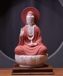 Tượng Quan Thế Âm Bồ Tát bằng sứ trắng