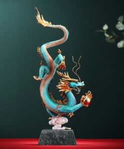 Tượng rồng bay, phượng múa bằng đồng nguyên chất