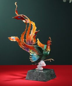 Tượng rồng bay, phượng múa bằng đồng nguyên chất