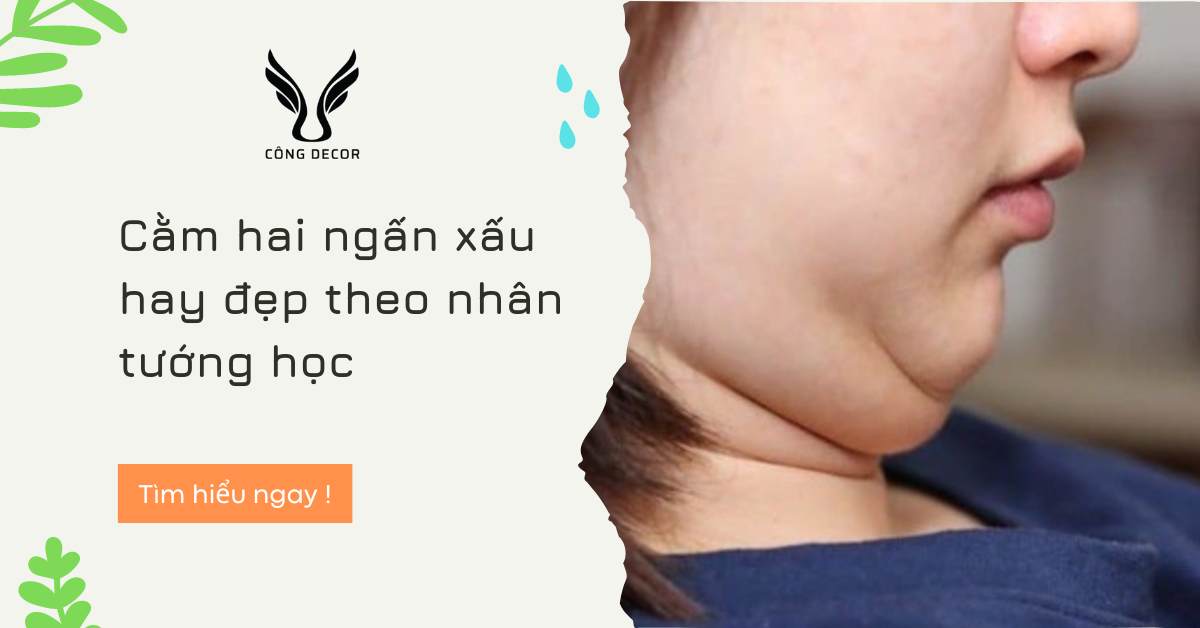 Cằm hai ngấn xấu hay đẹp theo nhân tướng học