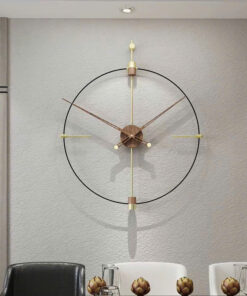 Đồng hồ treo tường tối giản kiểu Bắc Âu