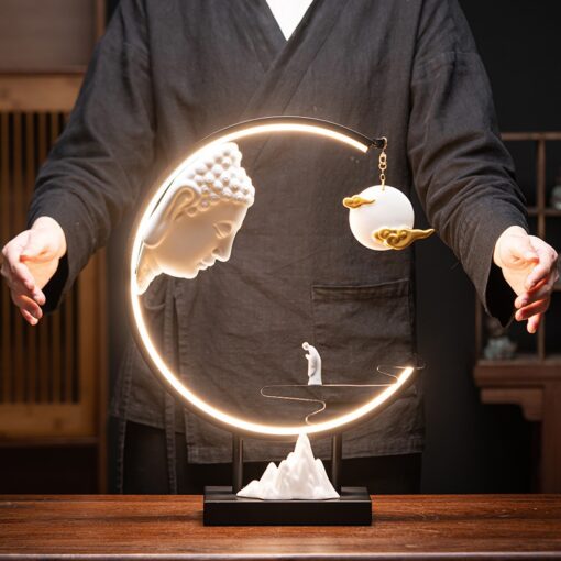 thac-khoi-tram-huong-mat-phat 3 Thác khói trầm hương mặt Phật