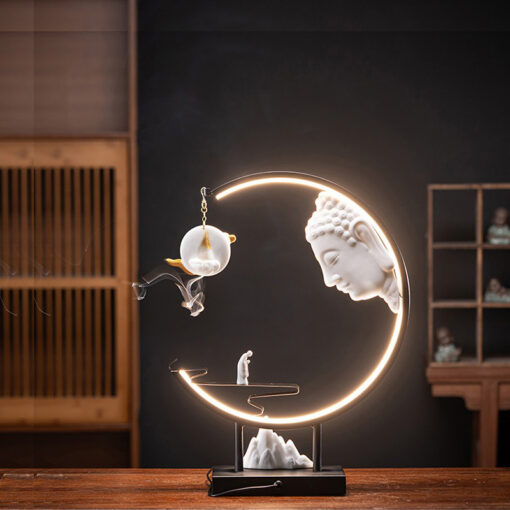 thac-khoi-tram-huong-mat-phat 5 Thác khói trầm hương mặt Phật