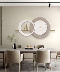 Đồng hồ treo phòng khách đôi voi như ý