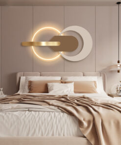 Phù điêu đèn Led 3D trang trí phòng khách